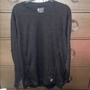Carhartt Men's Charcoal Long Sleeve Tee